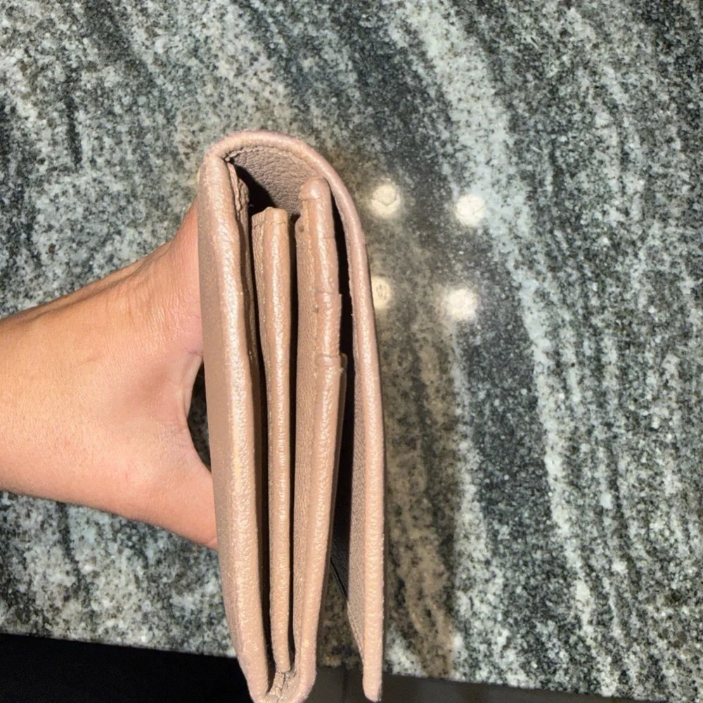 YSL Saint Laurent Paris Calfskin Y Line Flap Wallet Long Leather - Picture 7 of 7